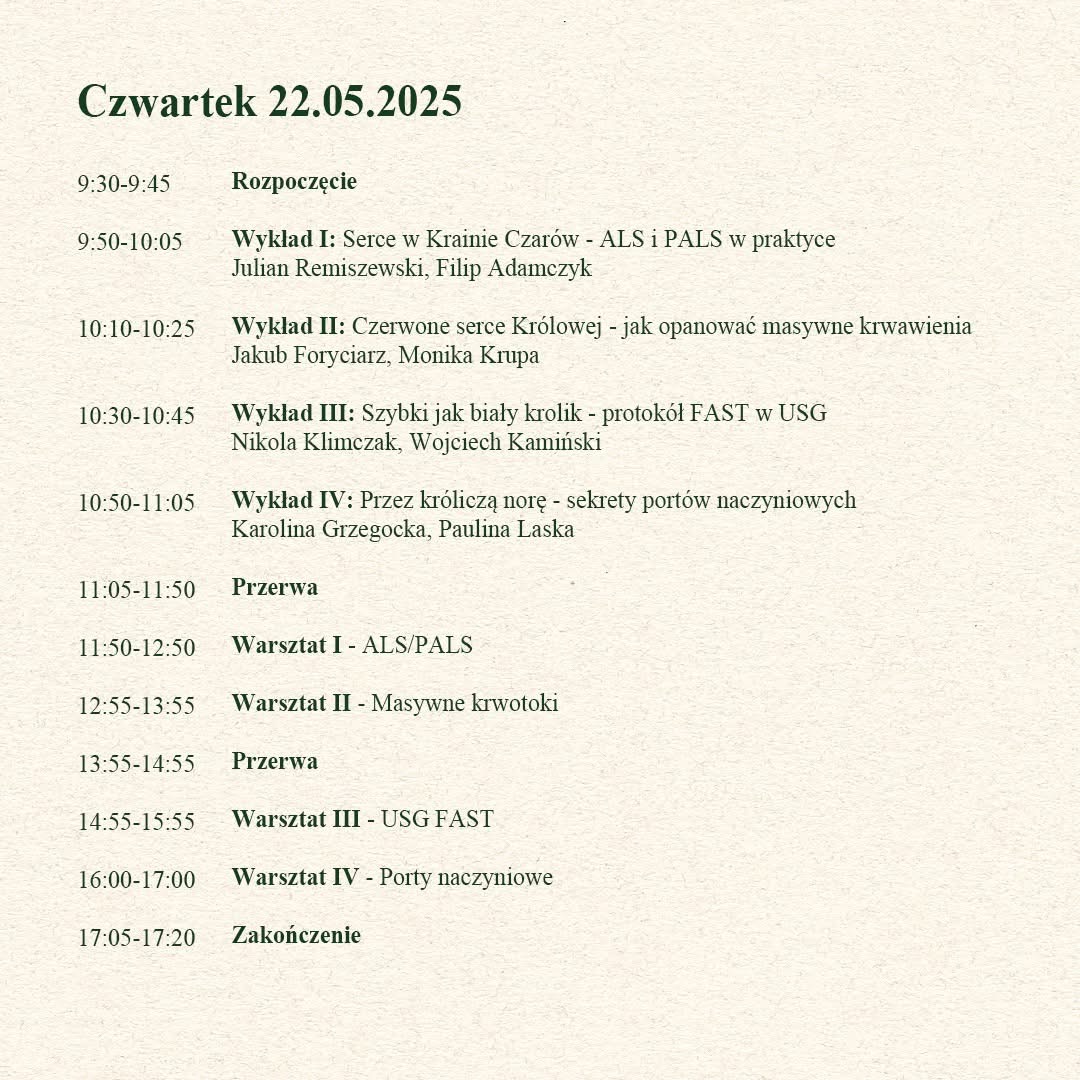 program konferencji 22.05,2025