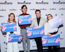 zdjęcie z gali finałowej Brave Camp laureaci