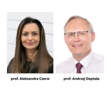 prof Aleksandra Czerw i prof. Andrzej Deptała