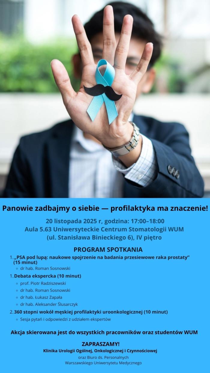 plakat akcji Movember 2025